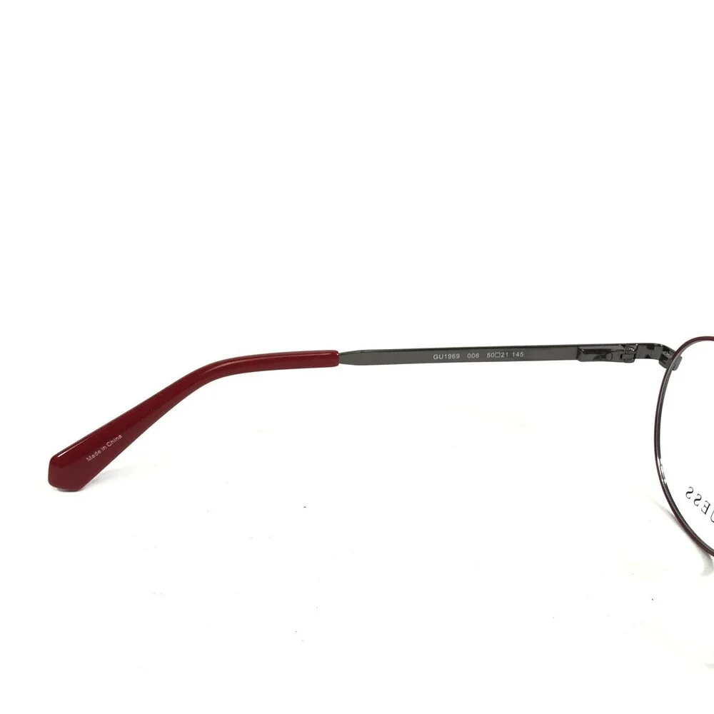 Guess Eyeglasses Frames GU1969 006 Grey Round Full Wire Rim 50-21-145